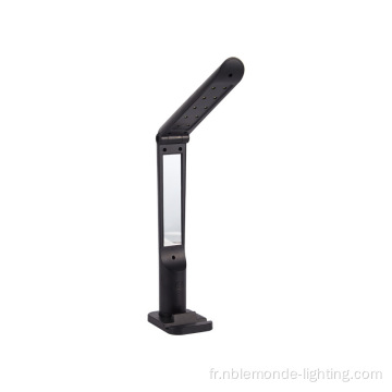 Lampe de table à LED multifonction sans fil rechargeable pliable